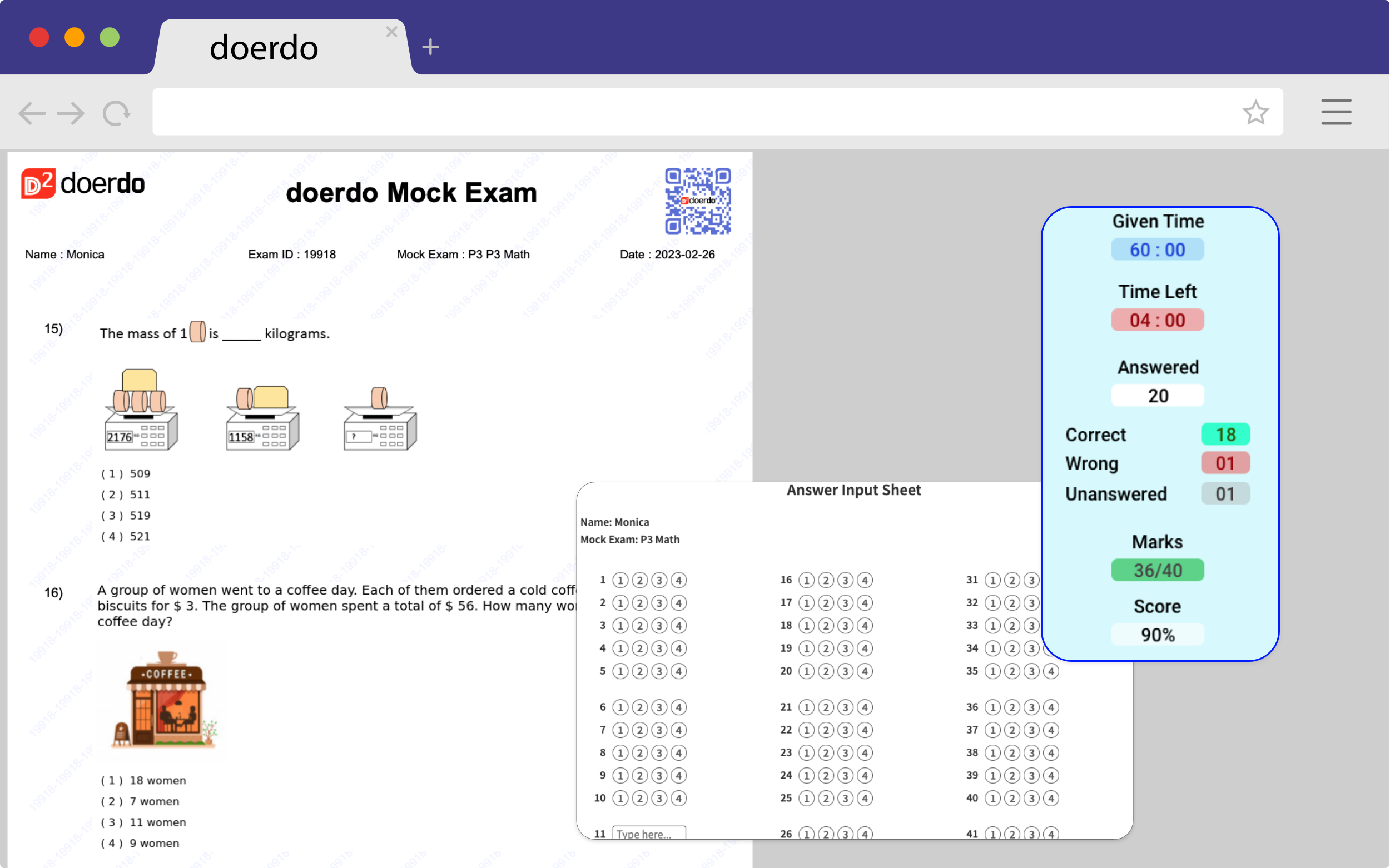 doerdo P3 Mock Exam doerdo P3 Mock Exam