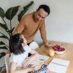 parent discussing Direct School Admission options with child at the study table
